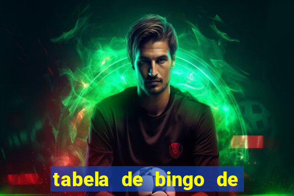 tabela de bingo de 1 a 100