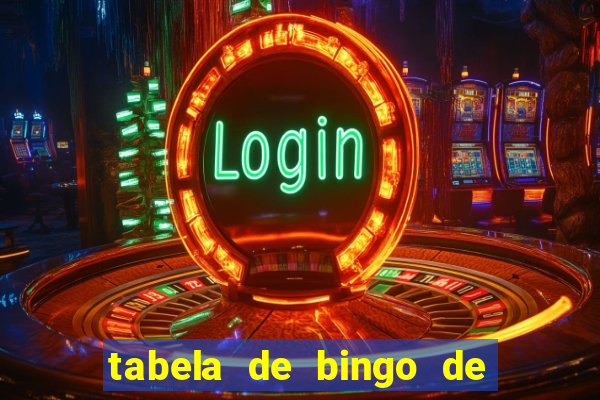 tabela de bingo de 1 a 100