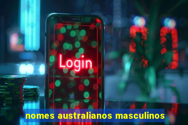 nomes australianos masculinos