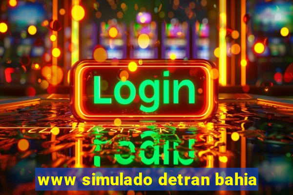 www simulado detran bahia