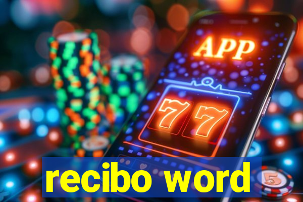 recibo word