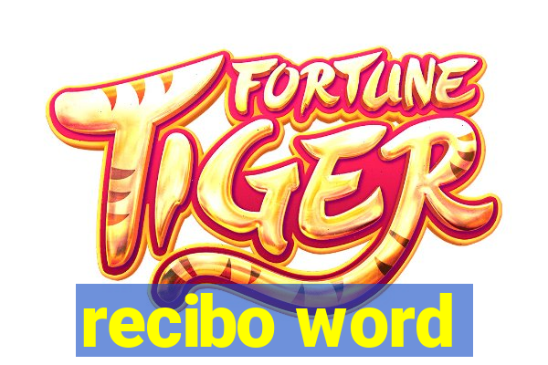 recibo word