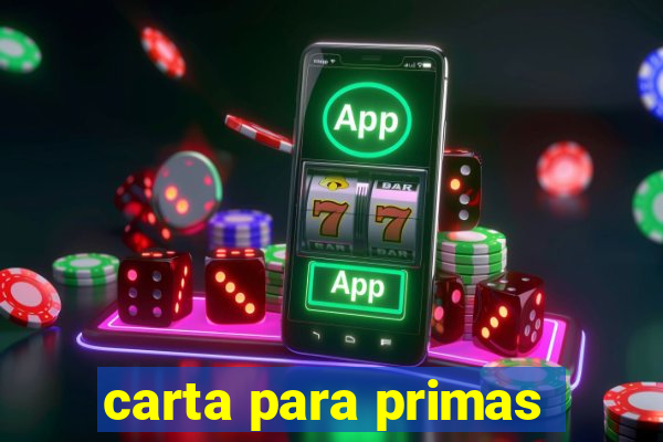 carta para primas