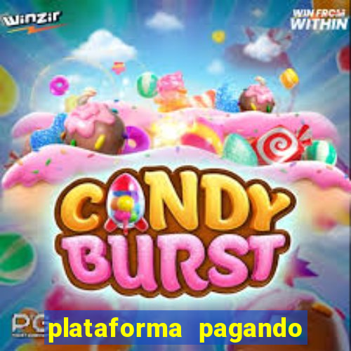 plataforma pagando bem hoje