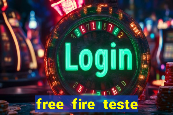 free fire teste grátis jogar agora