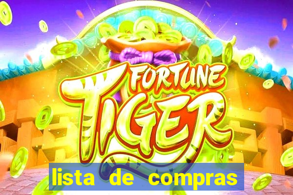 lista de compras supermercado completa pdf