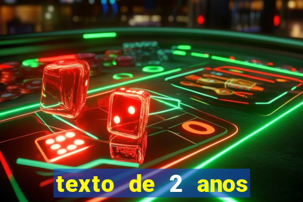 texto de 2 anos de namoro