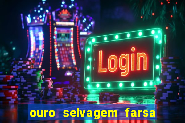ouro selvagem farsa ouro selvagem o que aconteceu