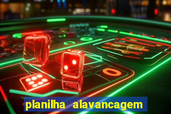 planilha alavancagem de banca