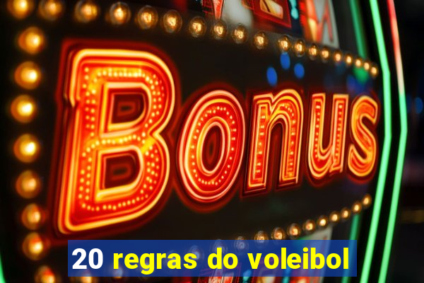 20 regras do voleibol