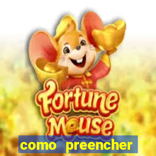 como preencher recibo de pagamento
