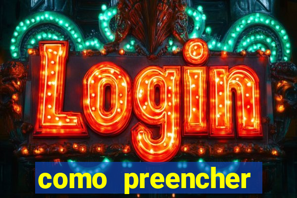 como preencher recibo de pagamento