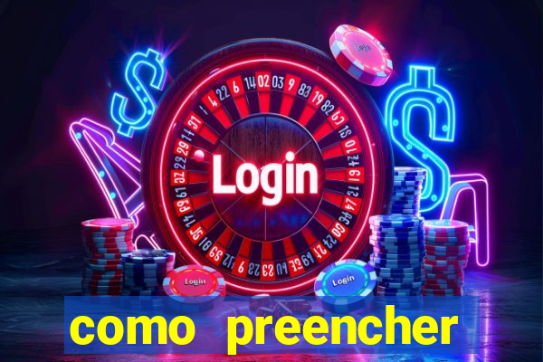 como preencher recibo de pagamento