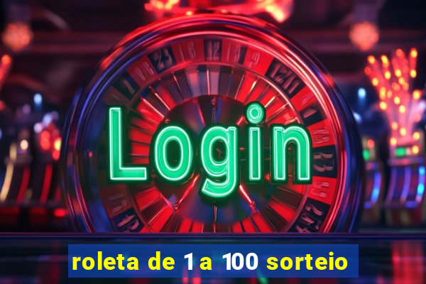 roleta de 1 a 100 sorteio