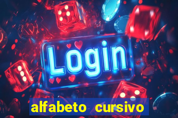 alfabeto cursivo pontilhado para imprimir pdf