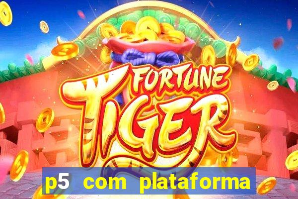 p5 com plataforma de jogos