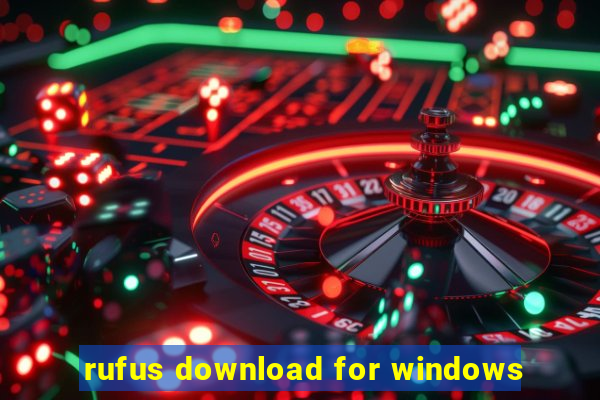 rufus download for windows