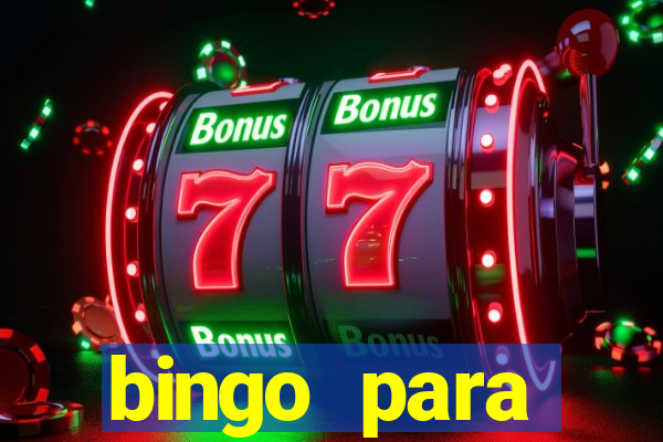 bingo para despedida de solteira para imprimir