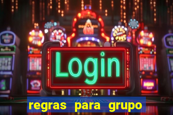 regras para grupo de futebol no whatsapp