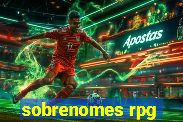 sobrenomes rpg