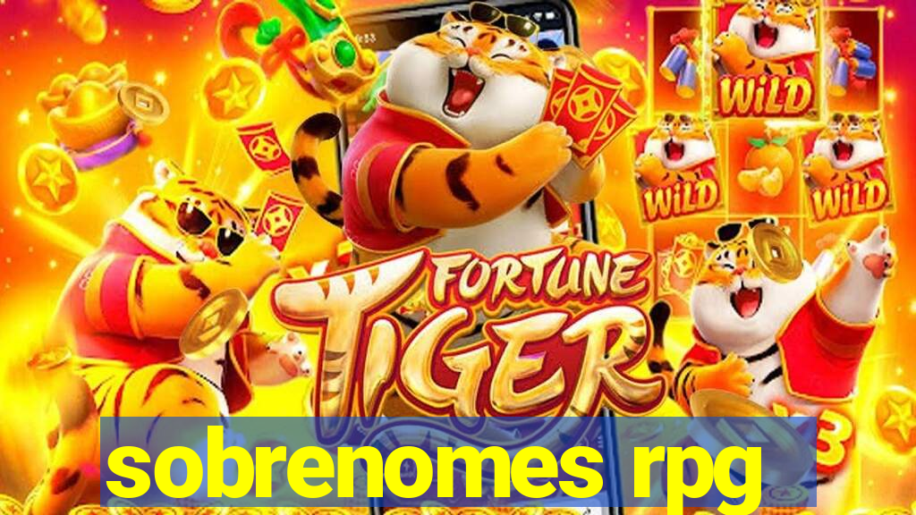 sobrenomes rpg