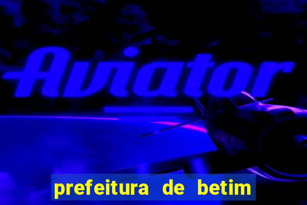 prefeitura de betim - contracheque online