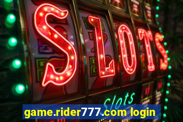 game.rider777.com login